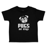 Pugs Not Drugs Pet Animal Dog Face and Head