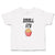 Toddler Clothes Small Fried Snack Food in An Bowl with Face Toddler Shirt Cotton