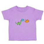 Toddler Clothes Sup Toy Dinosaur and Cat Face Toddler Shirt Baby Clothes Cotton