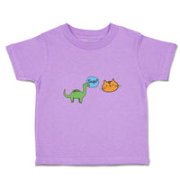 Toddler Clothes Sup Toy Dinosaur and Cat Face Toddler Shirt Baby Clothes Cotton