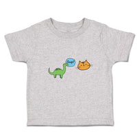 Toddler Clothes Sup Toy Dinosaur and Cat Face Toddler Shirt Baby Clothes Cotton
