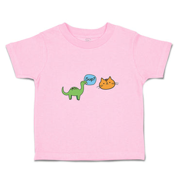 Toddler Clothes Sup Toy Dinosaur and Cat Face Toddler Shirt Baby Clothes Cotton