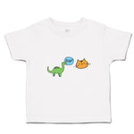 Sup Toy Dinosaur and Cat Face