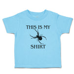 This Is My Shirt An Silhouette Spider Web Insect