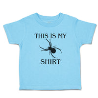 This Is My Shirt An Silhouette Spider Web Insect