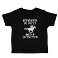 Cute Toddler Clothes Horses Are Forever Boys Are Whatever! Toddler Shirt Cotton