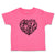 Love You Romantic Heart Design