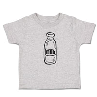 Toddler Clothes Milk Transparency Bottle Toddler Shirt Baby Clothes Cotton