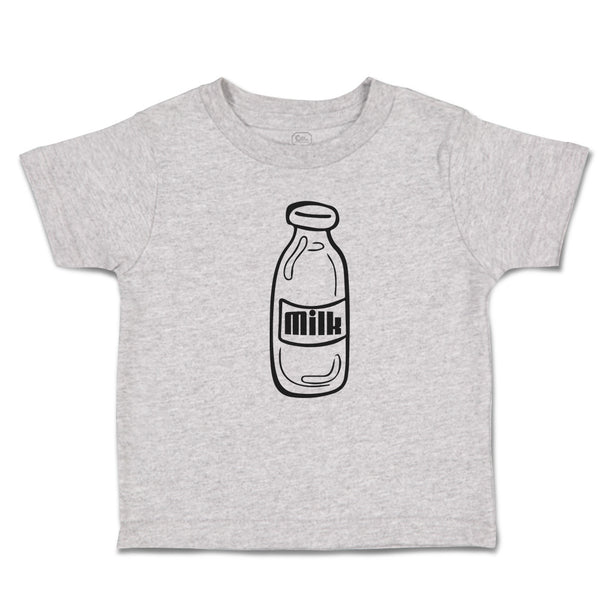 Toddler Clothes Milk Transparency Bottle Toddler Shirt Baby Clothes Cotton