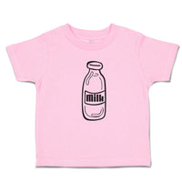 Toddler Clothes Milk Transparency Bottle Toddler Shirt Baby Clothes Cotton
