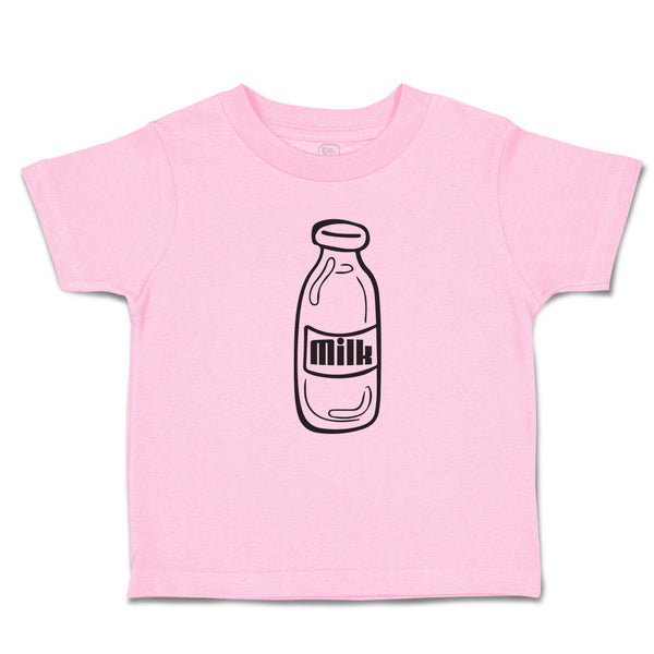 Toddler Clothes Milk Transparency Bottle Toddler Shirt Baby Clothes Cotton