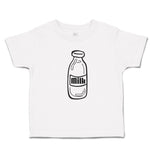 Toddler Clothes Milk Transparency Bottle Toddler Shirt Baby Clothes Cotton