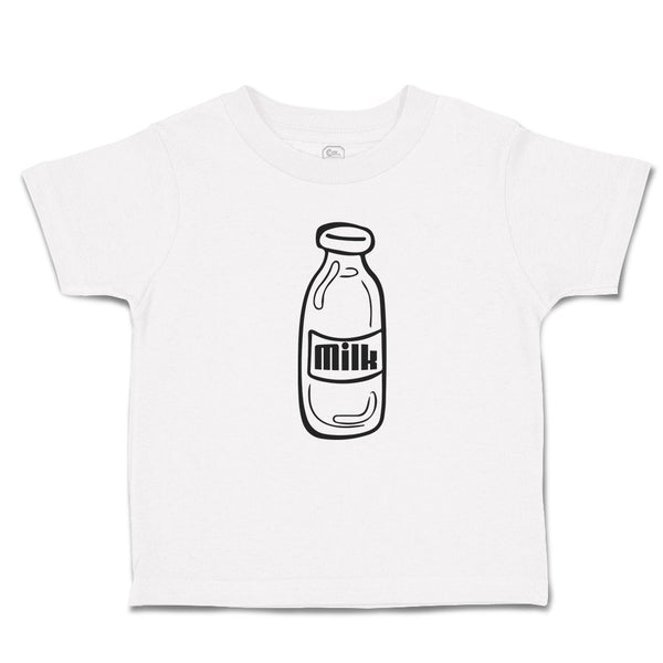 Toddler Clothes Milk Transparency Bottle Toddler Shirt Baby Clothes Cotton