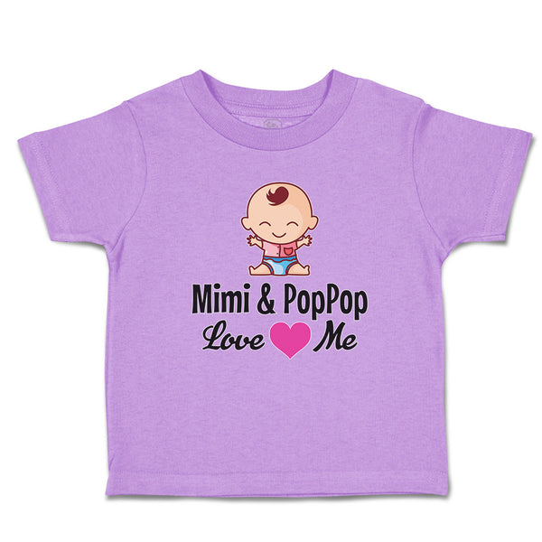 Mimi & Poppop Love Me Baby Sitting with Eyes Closed and Pink Heart