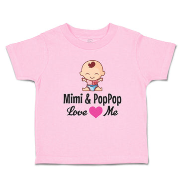Toddler Clothes Mimi Poppop Me Baby Sitting Eyes Closed Pink Heart Toddler Shirt