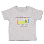 Periodic Table of Elements I Wear Thia Shirt Periodically