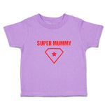 Red Super Mummy Shield with Diamond Shape Alond with Star