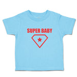 Toddler Clothes Super Baby Hero Shield with Diamond Shape Along with Star Inside