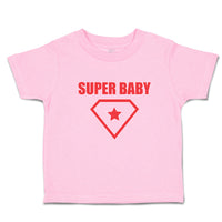 Toddler Clothes Super Baby Hero Shield with Diamond Shape Along with Star Inside