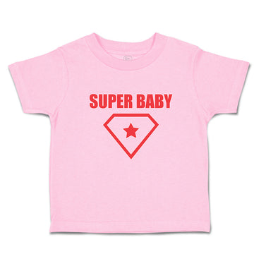Toddler Clothes Super Baby Hero Shield with Diamond Shape Along with Star Inside