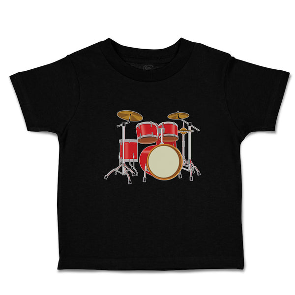 Cute Toddler Clothes Orchestra Musical Instruments Drums Toddler Shirt Cotton