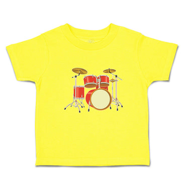 Cute Toddler Clothes Orchestra Musical Instruments Drums Toddler Shirt Cotton