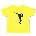 Cute Toddler Clothes Silhouette Floss Dance Style Position Toddler Shirt Cotton