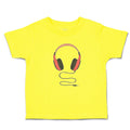 Cute Toddler Clothes Stylish Modern Red Headphone Toddler Shirt Cotton
