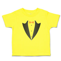 Cute Toddler Clothes Men's Fashion Coat Suit Costume with Bowtie Toddler Shirt
