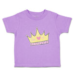 Toddler Girl Clothes The King of Ruler Prince Crown Toddler Shirt Cotton