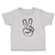 Toddler Clothes Peace Symbol Hand Gesture Toddler Shirt Baby Clothes Cotton