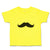 Cute Toddler Clothes Italy Man's Facial Hair Mustache Style 3 Toddler Shirt