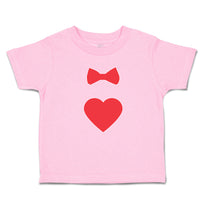 Red Bowtie and Heart Love Symbol