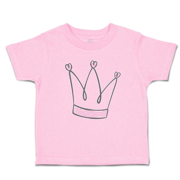 Toddler Girl Clothes Princess Crown Toddler Shirt Baby Clothes Cotton