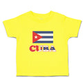 Cute Toddler Clothes National Flag of Cuba Design Style 1 Toddler Shirt Cotton