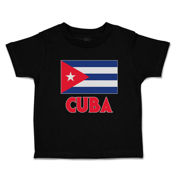 Cute Toddler Clothes National Flag of Cuba Design Style 2 Toddler Shirt Cotton