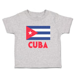 Cute Toddler Clothes National Flag of Cuba Design Style 2 Toddler Shirt Cotton