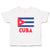 Cute Toddler Clothes National Flag of Cuba Design Style 2 Toddler Shirt Cotton