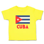 Cute Toddler Clothes National Flag of Cuba Design Style 2 Toddler Shirt Cotton