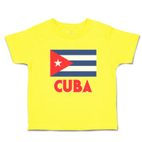 Cute Toddler Clothes National Flag of Cuba Design Style 2 Toddler Shirt Cotton