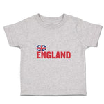 Cute Toddler Clothes United Kingdom of Flag England Toddler Shirt Cotton