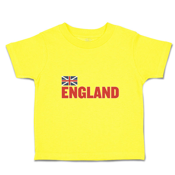 Cute Toddler Clothes United Kingdom of Flag England Toddler Shirt Cotton