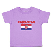 Toddler Clothes Flag of Croatia Usa Toddler Shirt Baby Clothes Cotton