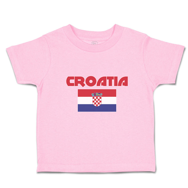 Toddler Clothes Flag of Croatia Usa Toddler Shirt Baby Clothes Cotton