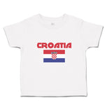 Toddler Clothes Flag of Croatia Usa Toddler Shirt Baby Clothes Cotton