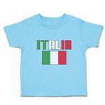 Cute Toddler Clothes Italia American National Flag United States Toddler Shirt