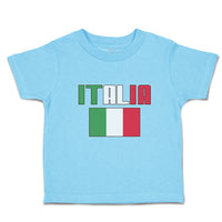 Toddler Clothes Italia American National Flag United States Toddler Shirt Cotton