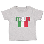 Toddler Clothes Italia American National Flag United States Toddler Shirt Cotton