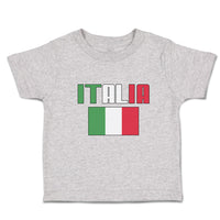 Toddler Clothes Italia American National Flag United States Toddler Shirt Cotton