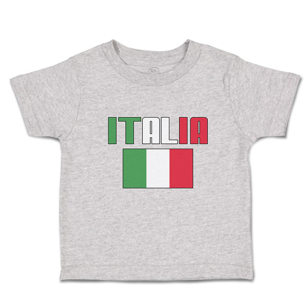 Toddler Clothes Italia American National Flag United States Toddler Shirt Cotton